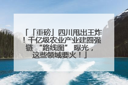 「重磅」四川甩出王炸！千亿级农业产业建圈强链 “路线图” 曝光，这些领域要火！