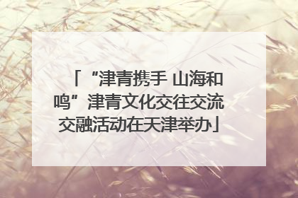 “津青携手 山海和鸣”津青文化交往交流交融活动在天津举办