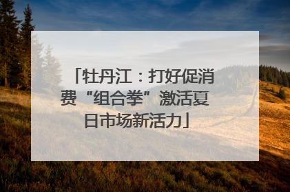 牡丹江：打好促消费“组合拳”激活夏日市场新活力