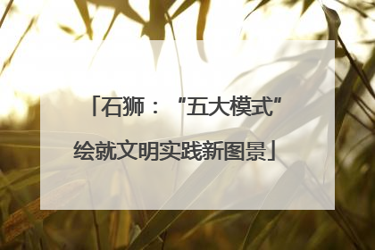 石狮：“五大模式”绘就文明实践新图景