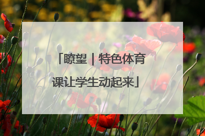 瞭望｜特色体育课让学生动起来