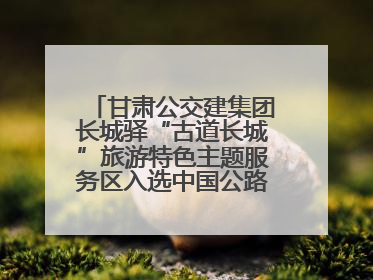 甘肃公交建集团长城驿“古道长城”旅游特色主题服务区入选中国公路学会“2025年度交通与旅游融合创新项目”