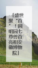 盛世聚“首”！圆明园七尊兽首亮相安徽博物院