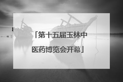 第十五届玉林中医药博览会开幕