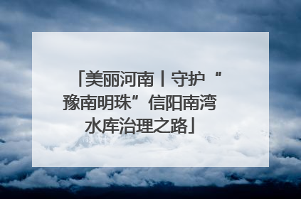 美丽河南丨守护“豫南明珠”信阳南湾水库治理之路