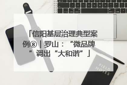 信阳基层治理典型案例⑧｜罗山：“微品牌”调出“大和谐”