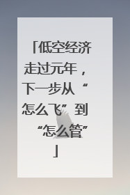 低空经济走过元年，下一步从“怎么飞”到“怎么管”
