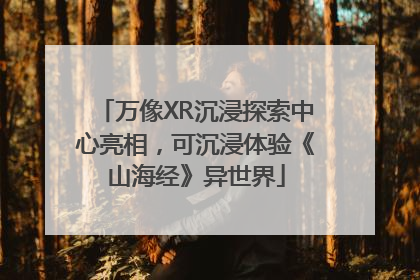万像XR沉浸探索中心亮相，可沉浸体验《山海经》异世界