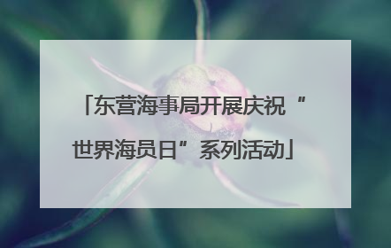 东营海事局开展庆祝“世界海员日”系列活动
