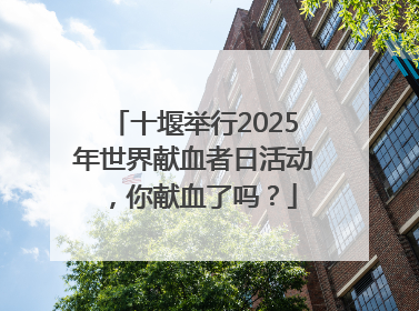 十堰举行2025年世界献血者日活动，你献血了吗？