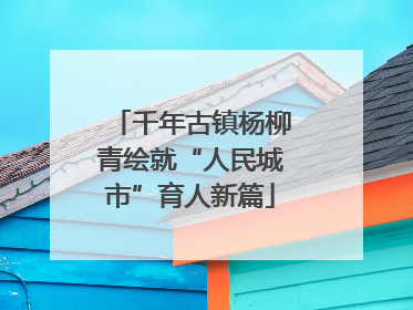 千年古镇杨柳青绘就“人民城市”育人新篇
