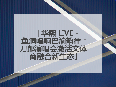 华熙 LIVE・鱼洞唱响巴渝韵律：刀郎演唱会激活文体商融合新生态