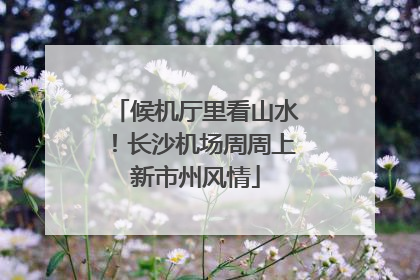 候机厅里看山水！长沙机场周周上新市州风情