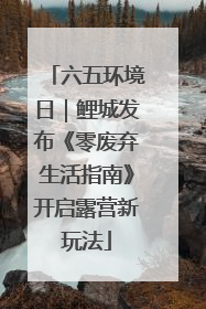 六五环境日｜鲤城发布《零废弃生活指南》开启露营新玩法