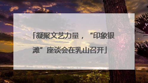 凝聚文艺力量，“印象银滩”座谈会在乳山召开