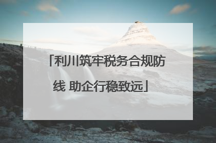 利川筑牢税务合规防线 助企行稳致远