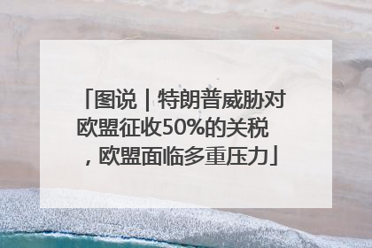 图说｜特朗普威胁对欧盟征收50%的关税，欧盟面临多重压力