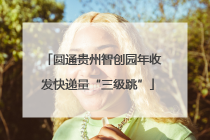 圆通贵州智创园年收发快递量“三级跳”