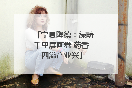 宁夏隆德：绿畴千里展画卷 药香四溢产业兴