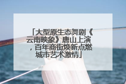大型原生态舞剧《云南映象》唐山上演，百年商街焕新点燃城市艺术激情