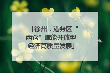 徐州：港务区“两仓”赋能开放型经济高质量发展