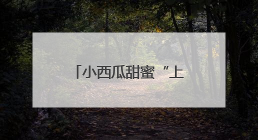 小西瓜甜蜜“上市”，顺义区北务镇进入采摘季