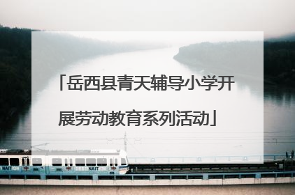 岳西县青天辅导小学开展劳动教育系列活动