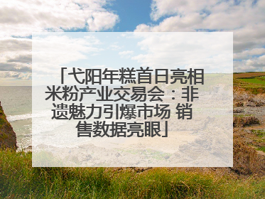 弋阳年糕首日亮相米粉产业交易会：非遗魅力引爆市场 销售数据亮眼