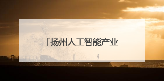 扬州人工智能产业园：追“新”逐“质” “新”兴向荣