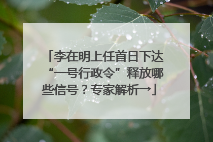 李在明上任首日下达“一号行政令”释放哪些信号？专家解析→