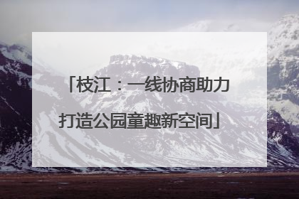 枝江：一线协商助力打造公园童趣新空间