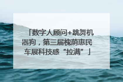 数字人顾问+跳舞机器狗，第三届槐荫惠民车展科技感“拉满”