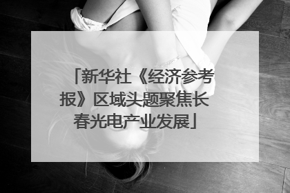 新华社《经济参考报》区域头题聚焦长春光电产业发展