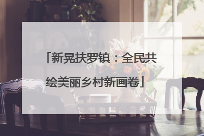 新晃扶罗镇：全民共绘美丽乡村新画卷