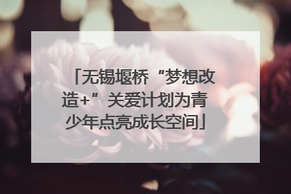 无锡堰桥“梦想改造+”关爱计划为青少年点亮成长空间