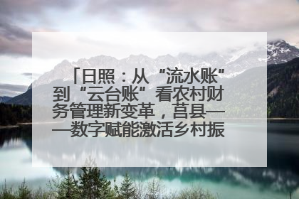 日照：从“流水账”到“云台账”看农村财务管理新变革，莒县——数字赋能激活乡村振兴“一池春水”