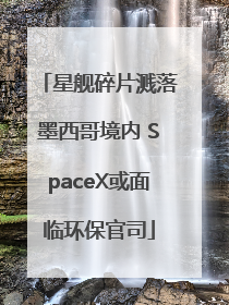 星舰碎片溅落墨西哥境内 SpaceX或面临环保官司