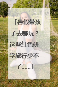暑假带孩子去哪玩？这些红色研学旅行少不了……