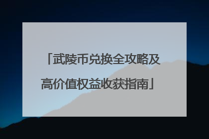 武陵币兑换全攻略及高价值权益收获指南