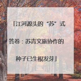 江河源头的“苏”式答卷：苏青文旅协作的种子已生根发芽