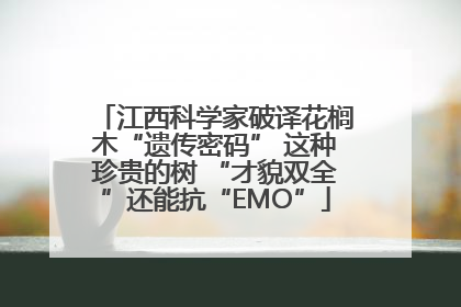 江西科学家破译花榈木“遗传密码” 这种珍贵的树 “才貌双全”还能抗“EMO”