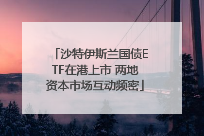 沙特伊斯兰国债ETF在港上市 两地资本市场互动频密