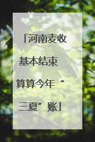 河南麦收基本结束 算算今年“三夏”账