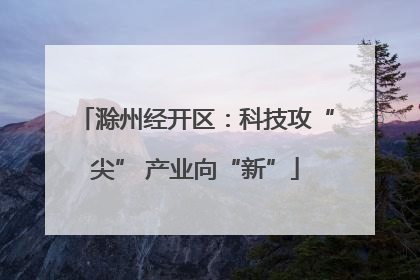 滁州经开区：科技攻“尖” 产业向“新”