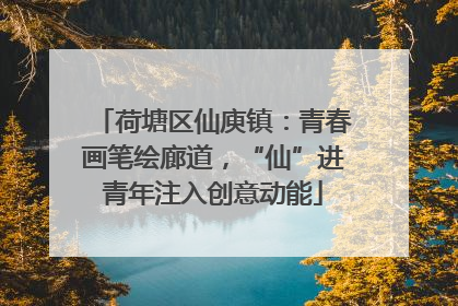 荷塘区仙庾镇：青春画笔绘廊道，“仙”进青年注入创意动能
