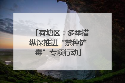 荷塘区：多举措纵深推进“禁种铲毒”专项行动