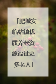 肥城安临站镇优质养老资源福祉更多老人