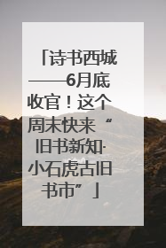 诗书西城——6月底收官！这个周末快来“旧书新知·小石虎古旧书市”