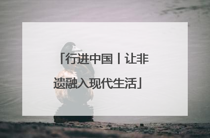 行进中国丨让非遗融入现代生活