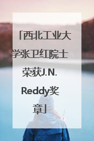 西北工业大学张卫红院士荣获J.N.Reddy奖章
